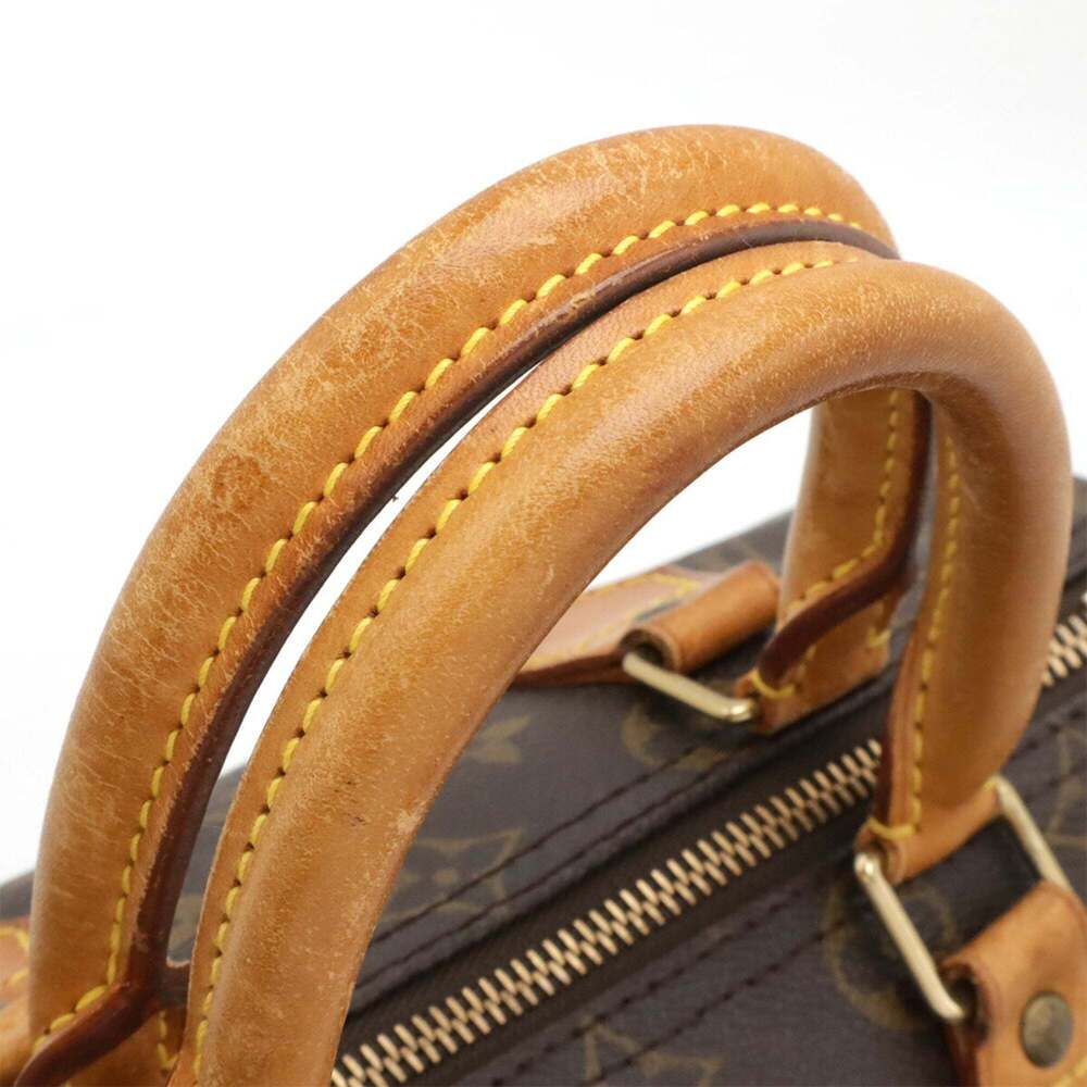 LOUIS VUITTON Brown Monogram Speedy 25 Boston Bag - Picture 7 of 10